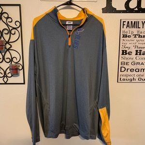 Dry fit blues quarter zip